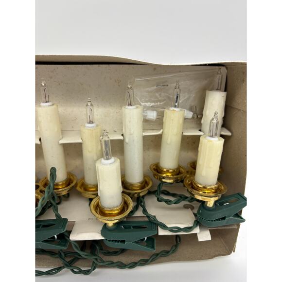 Vintage new old stock Christmas Holidays Twinkling Candles lights - Picture 5 of 6
